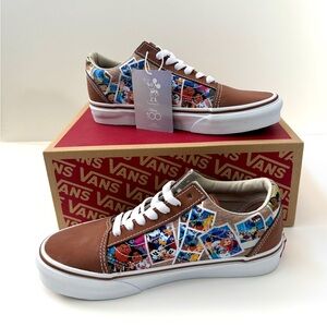 Vans Old Skool Brown Disney 100 Anniversary Collaboration Sneakers. Unisex